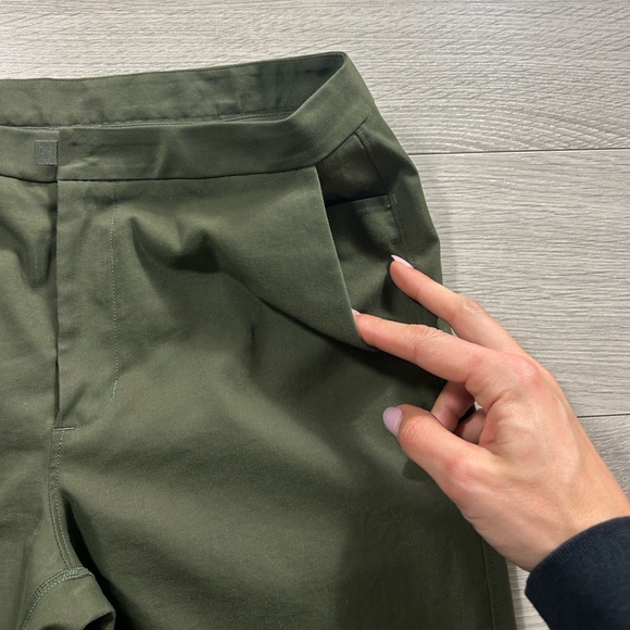 Lululemon City Trek Trouser Pants *28" Military Green - Picture 7 of 16